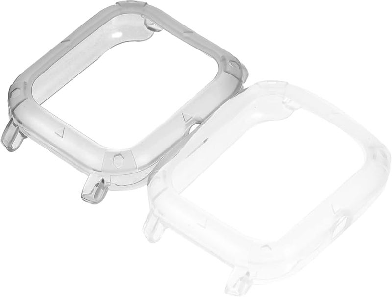 Tehaux 2 Pack TPU Shockproof Watch Protector Case with Precise Cutouts - Image 1